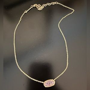 Kendra Scott amethyst necklace